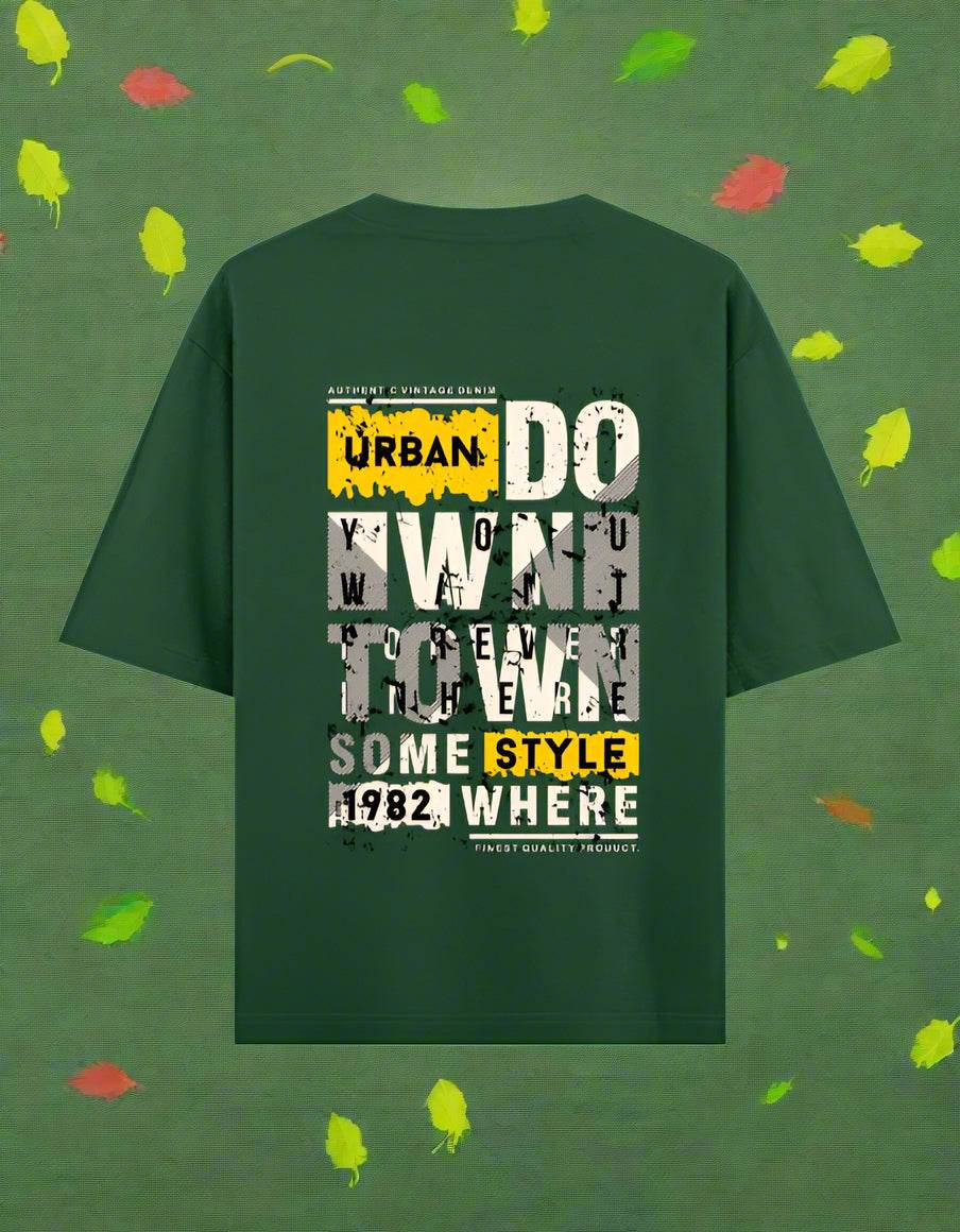 Urban Hustle “You Are Great / Downtown” Oversized T-Shirt – Unisex Streetwear by DROX - DROX