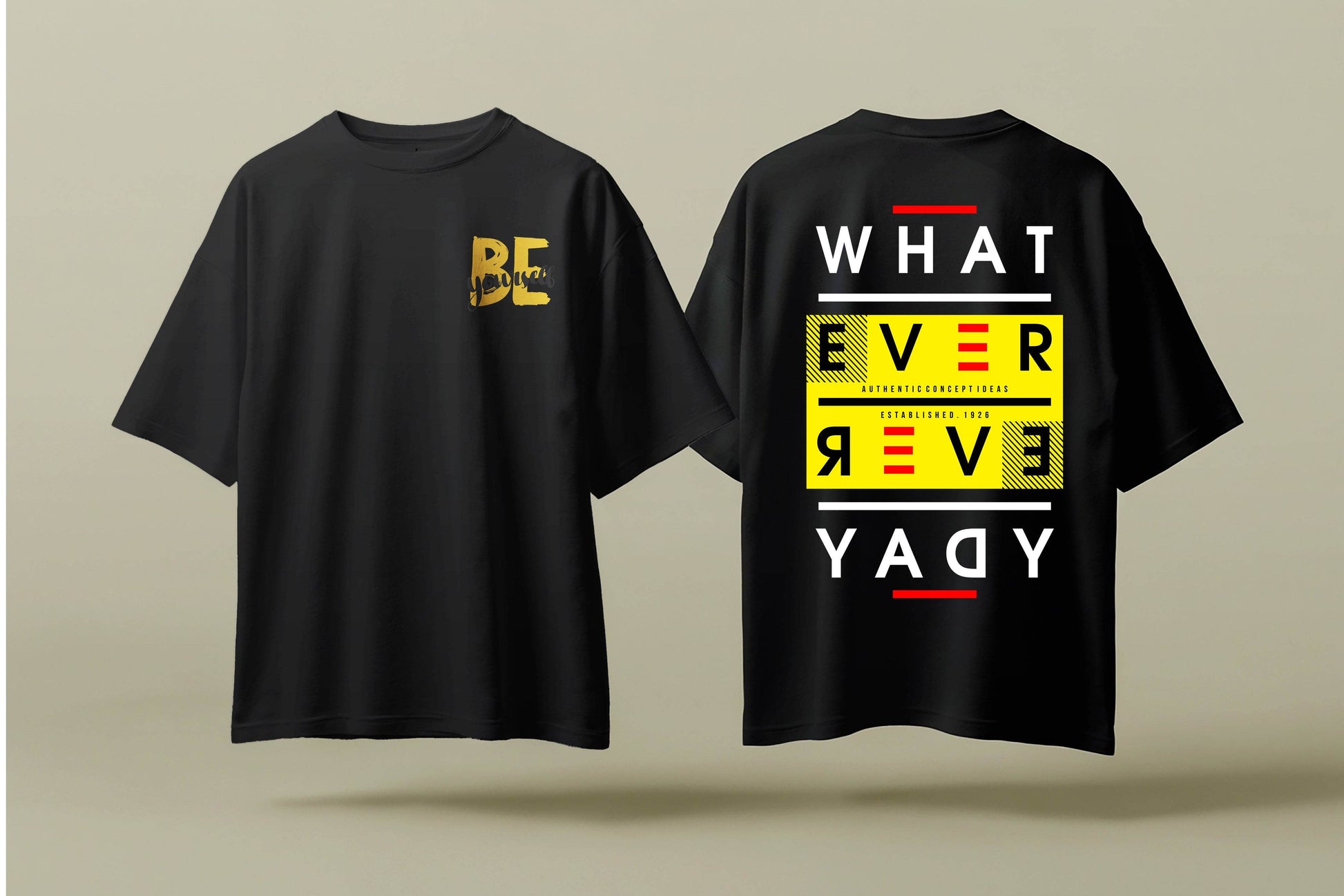 Oversized black streetwear t-shirt with graphic print by DROX