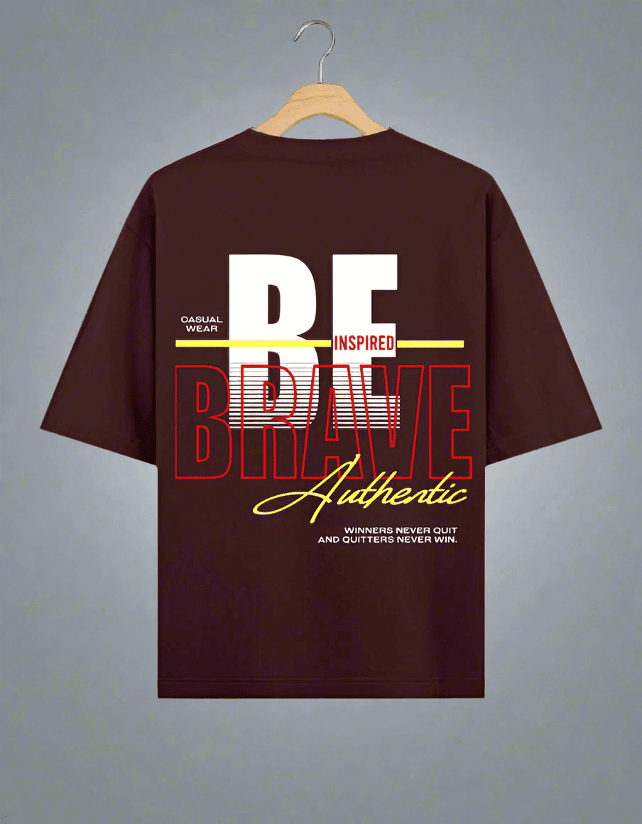 Oversized red streetwear t-shirt with graphic print by DROX