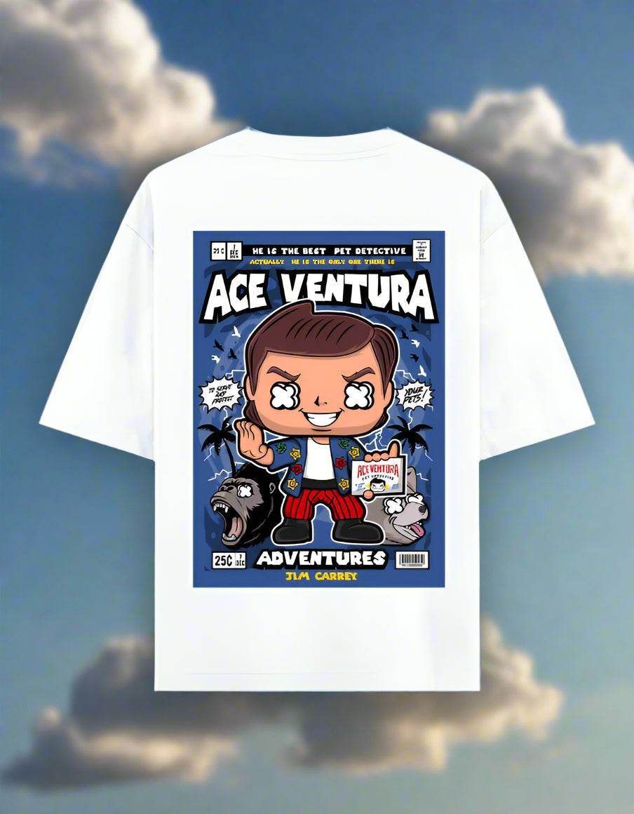 Ace Ventura Adventures – Oversized Comic Edition T-Shirt - DROX