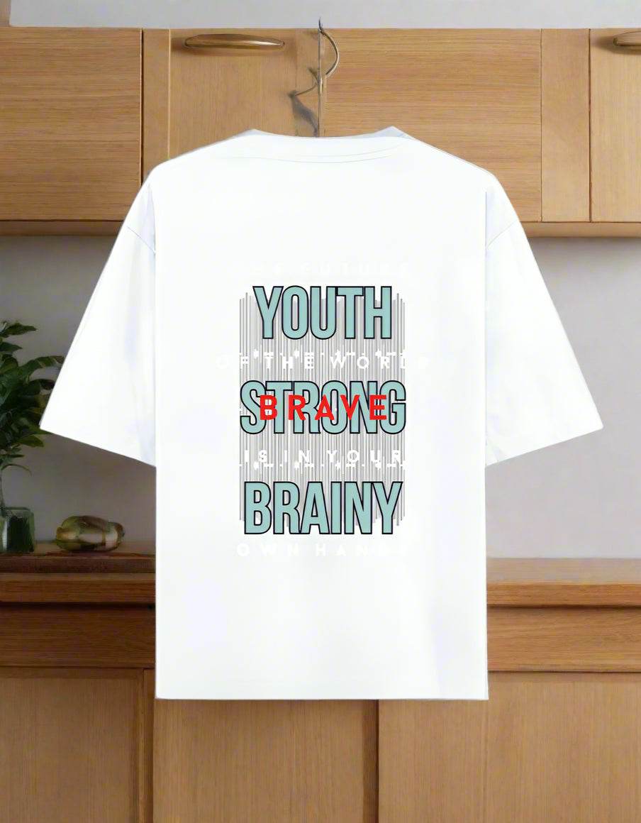 The Future is Youth | Bold Graphic Oversized Tee - DROX