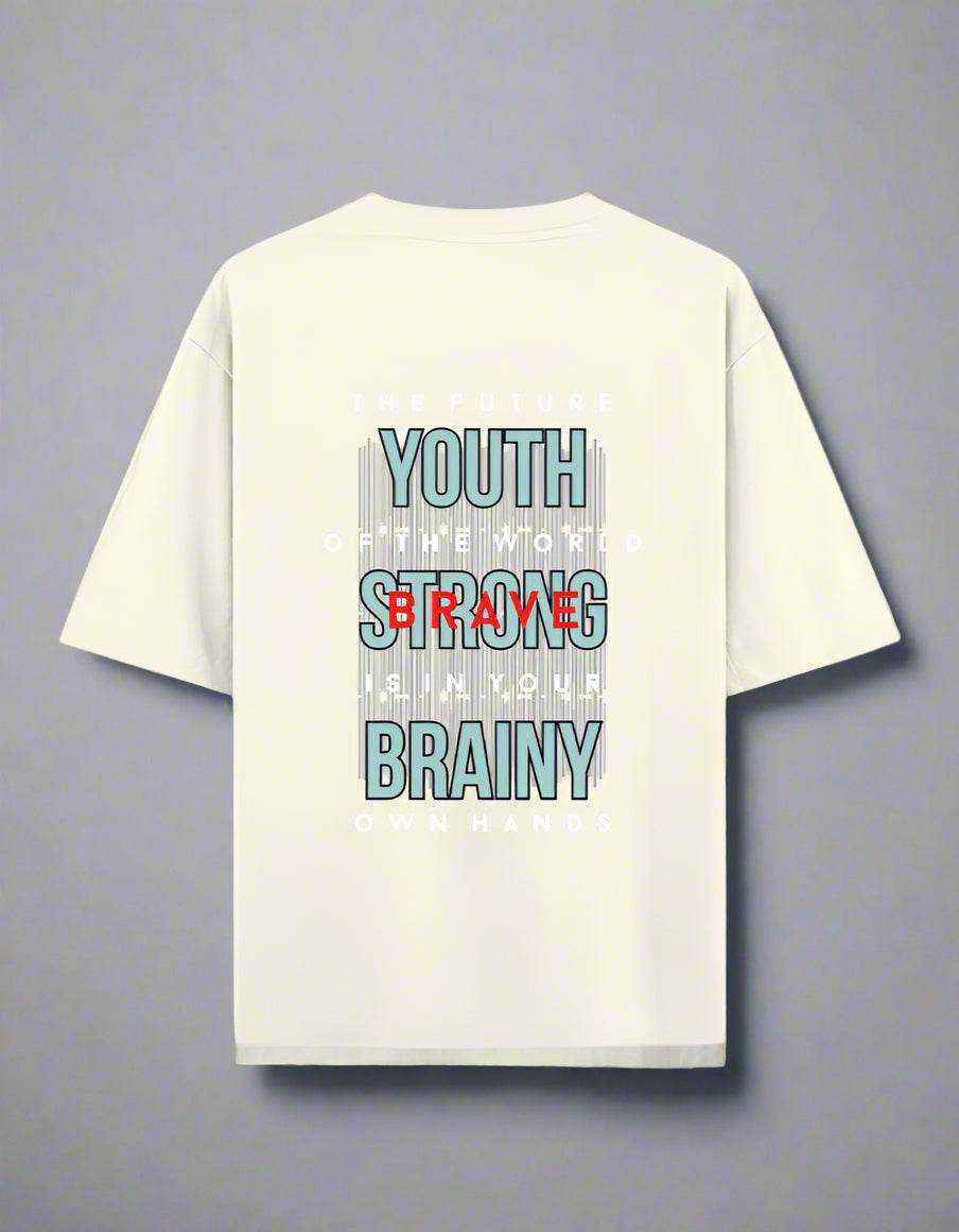 The Future is Youth | Bold Graphic Oversized Tee - DROX