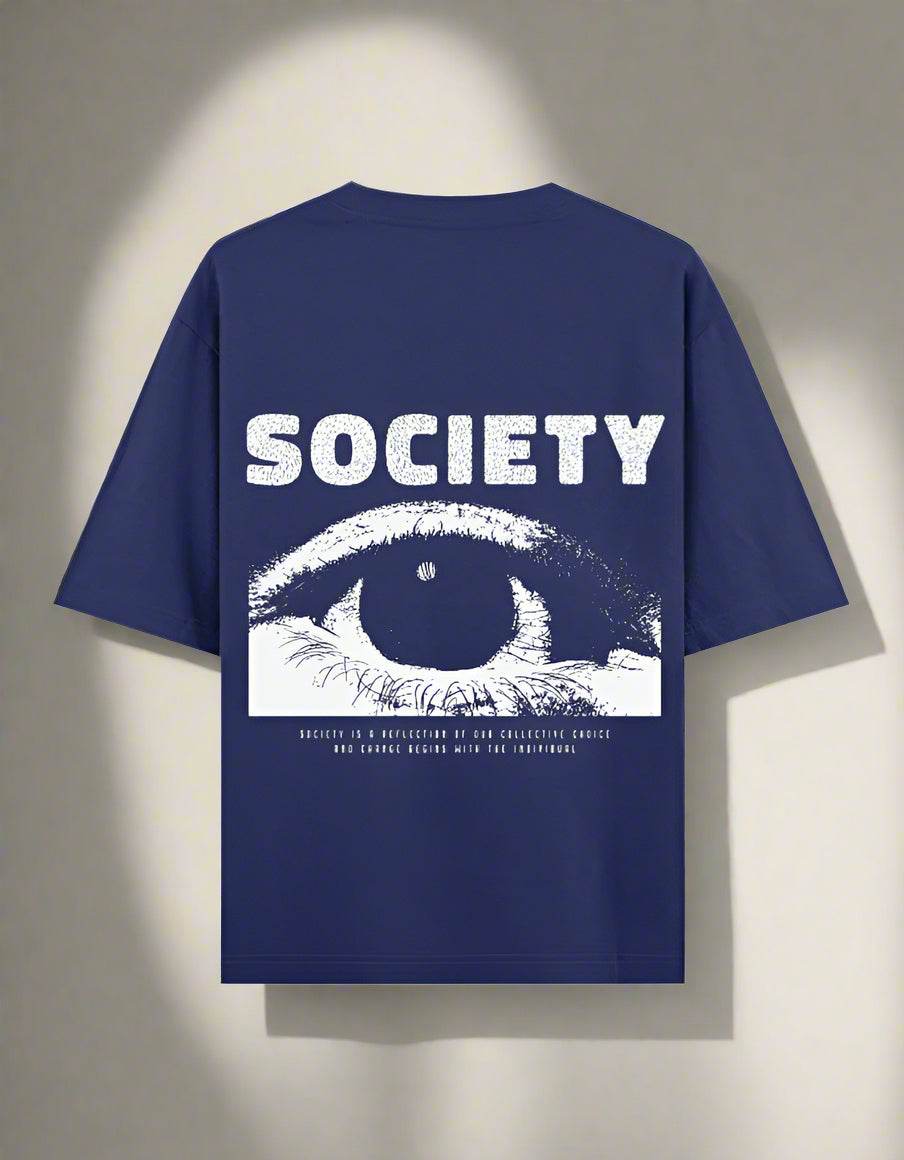 NCU / SOCIETY Oversized Graphic T-Shirt – Unisex | Premium Cotton - DROX