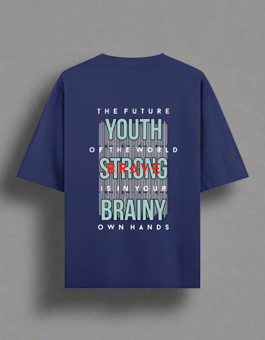 The Future is Youth | Bold Graphic Oversized Tee - DROX