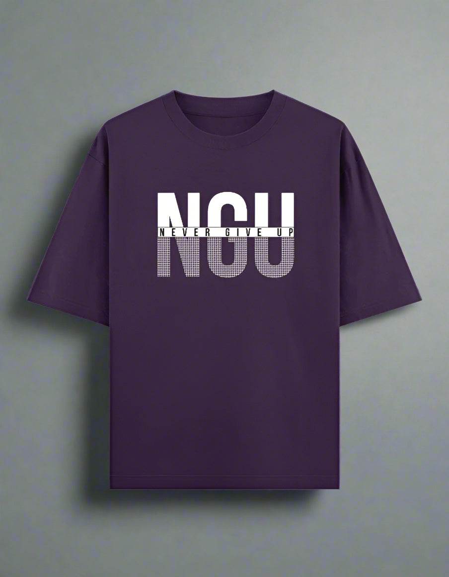 NCU / SOCIETY Oversized Graphic T-Shirt – Unisex | Premium Cotton - DROX