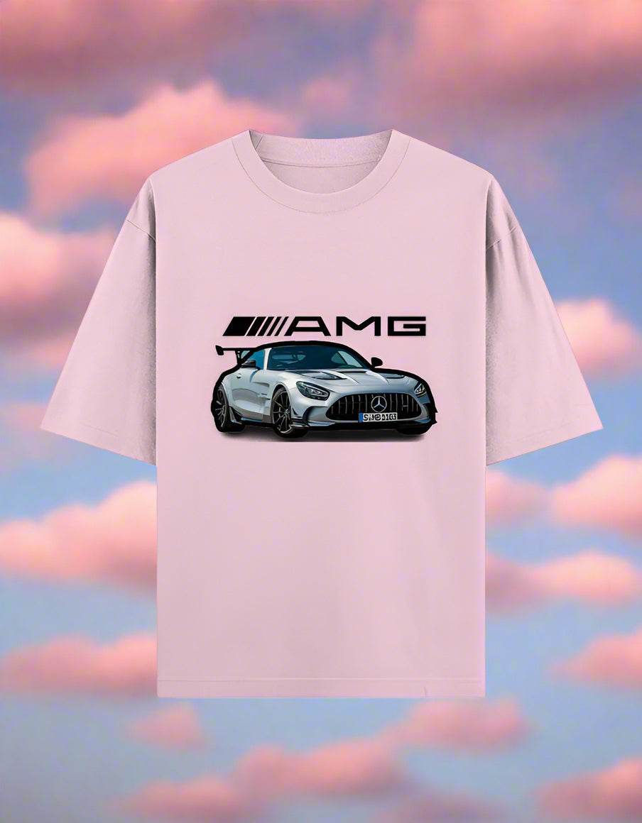 AMG GT Oversized T-Shirt – Premium Car Graphic Tee | DROX Edition - DROX