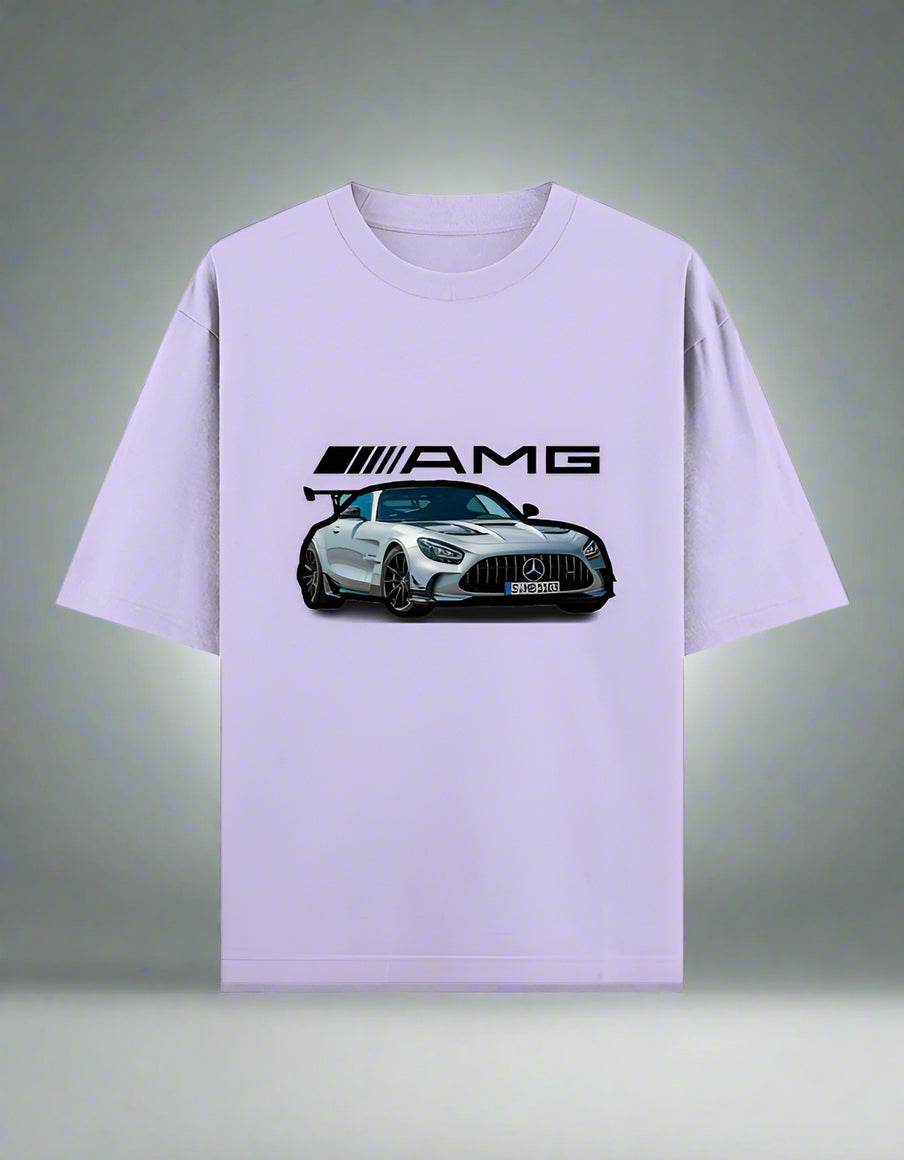 AMG GT Oversized T-Shirt – Premium Car Graphic Tee | DROX Edition - DROX