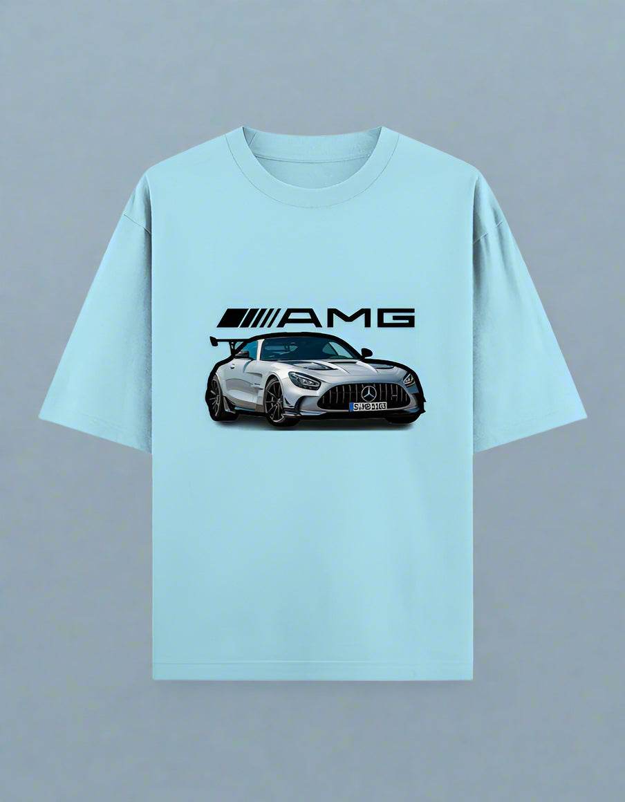 AMG GT Oversized T-Shirt – Premium Car Graphic Tee | DROX Edition - DROX