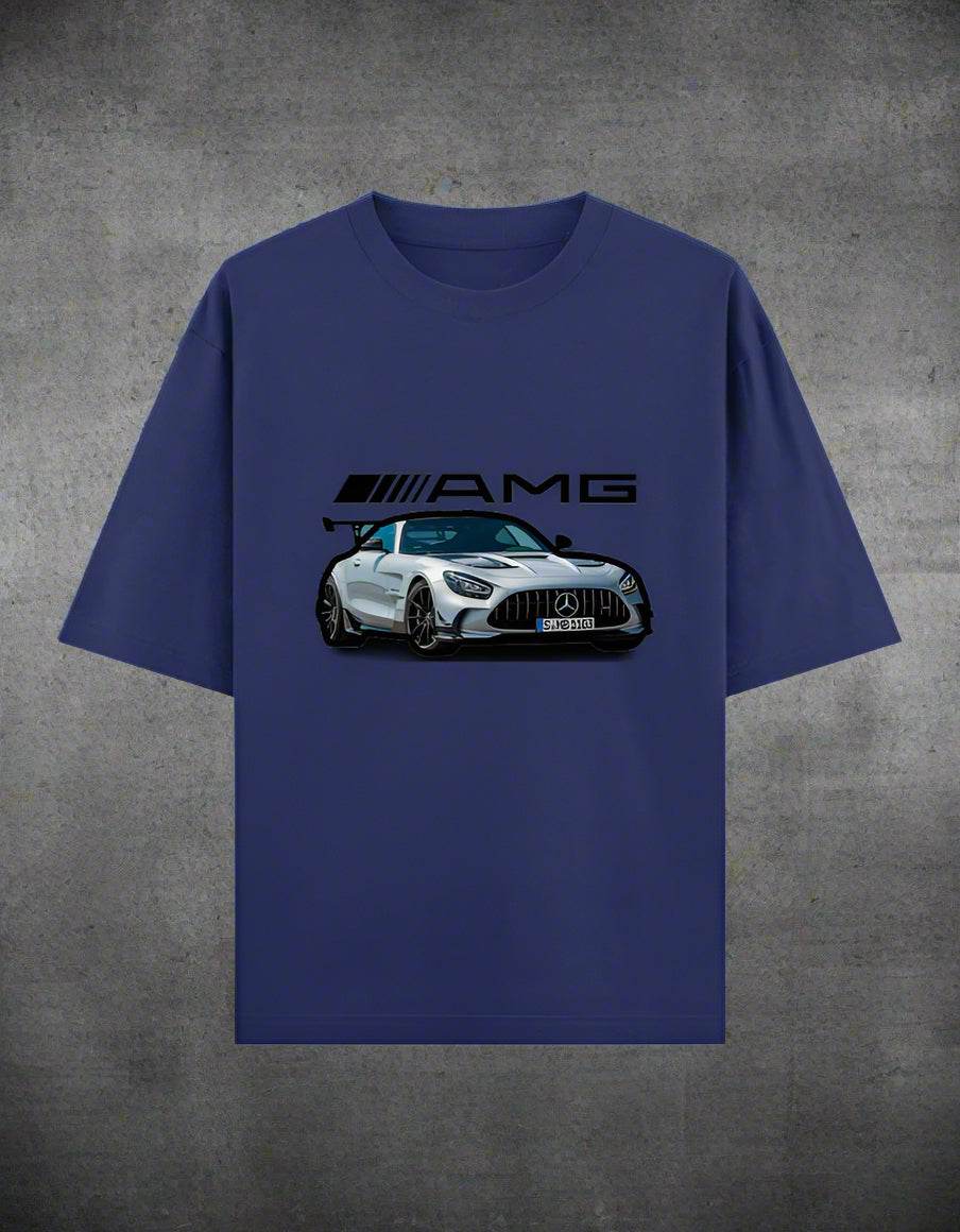 AMG GT Oversized T-Shirt – Premium Car Graphic Tee | DROX Edition - DROX