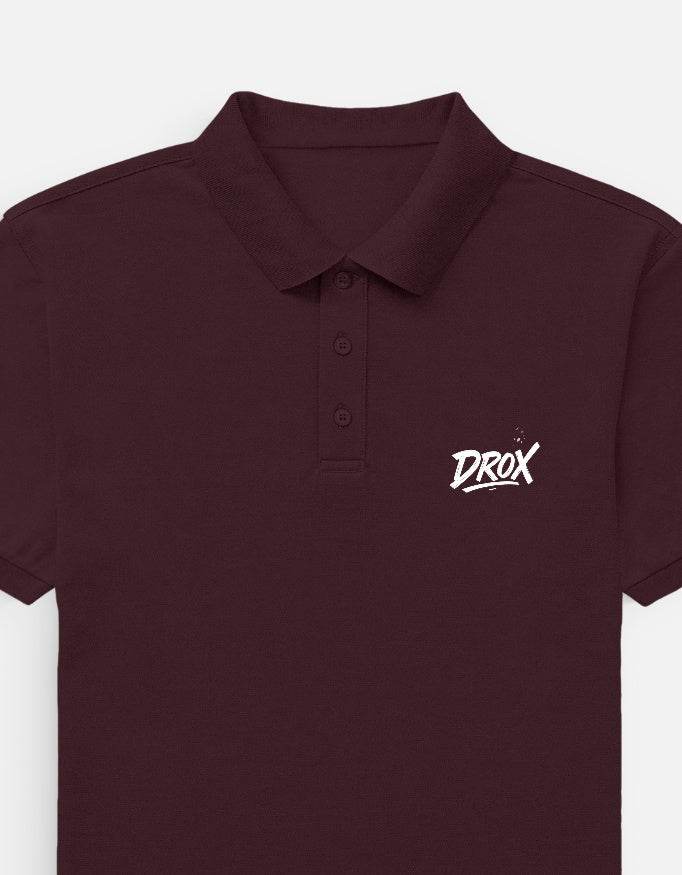 DROX Brooklyn 99 Maroon Polo – Premium Cotton Streetwear - DROX