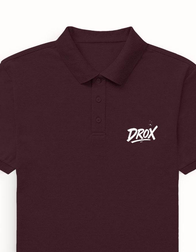 DROX Classic Black Polo Shirt – 100% Cotton Premium Fit | MP25 - DROX