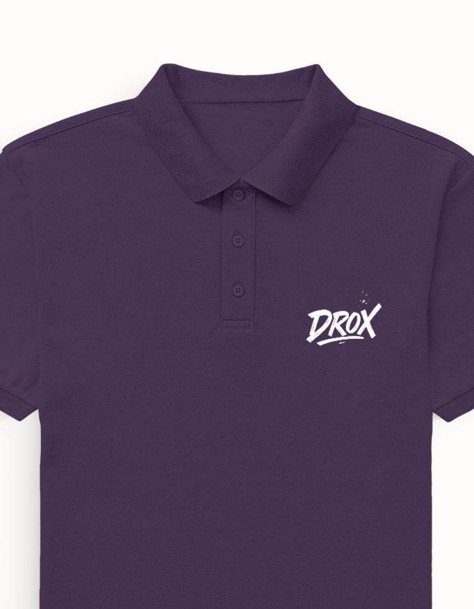 DROX Classic Black Polo Shirt – 100% Cotton Premium Fit | MP25 - DROX