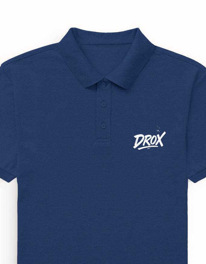 DROX Classic Black Polo Shirt – 100% Cotton Premium Fit | MP25 - DROX
