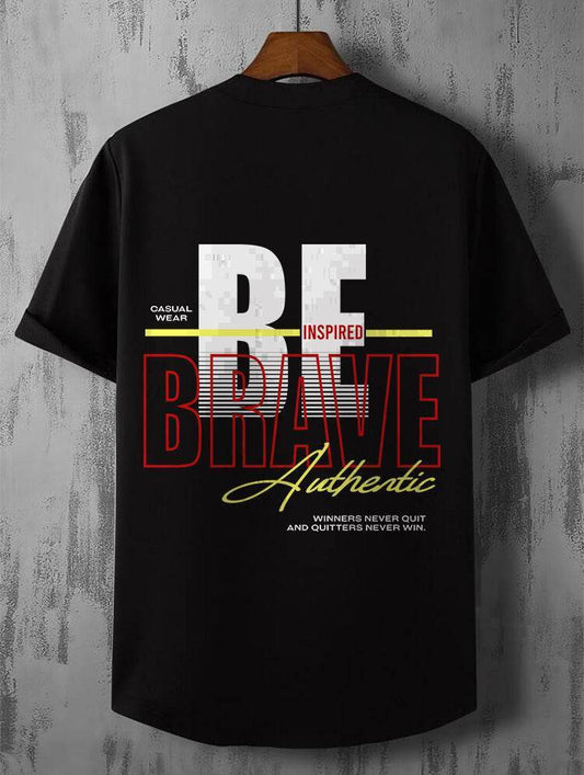 Oversized black streetwear t-shirt with graphic print by DROX