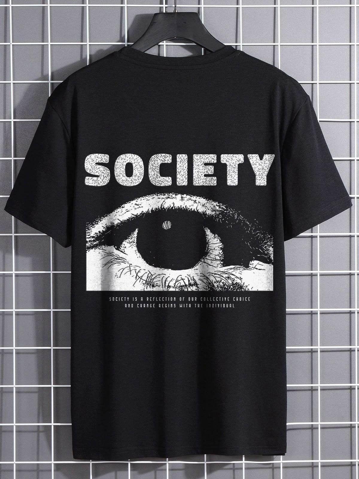 NCU / SOCIETY Oversized Graphic T-Shirt – Unisex | Premium Cotton - DROX